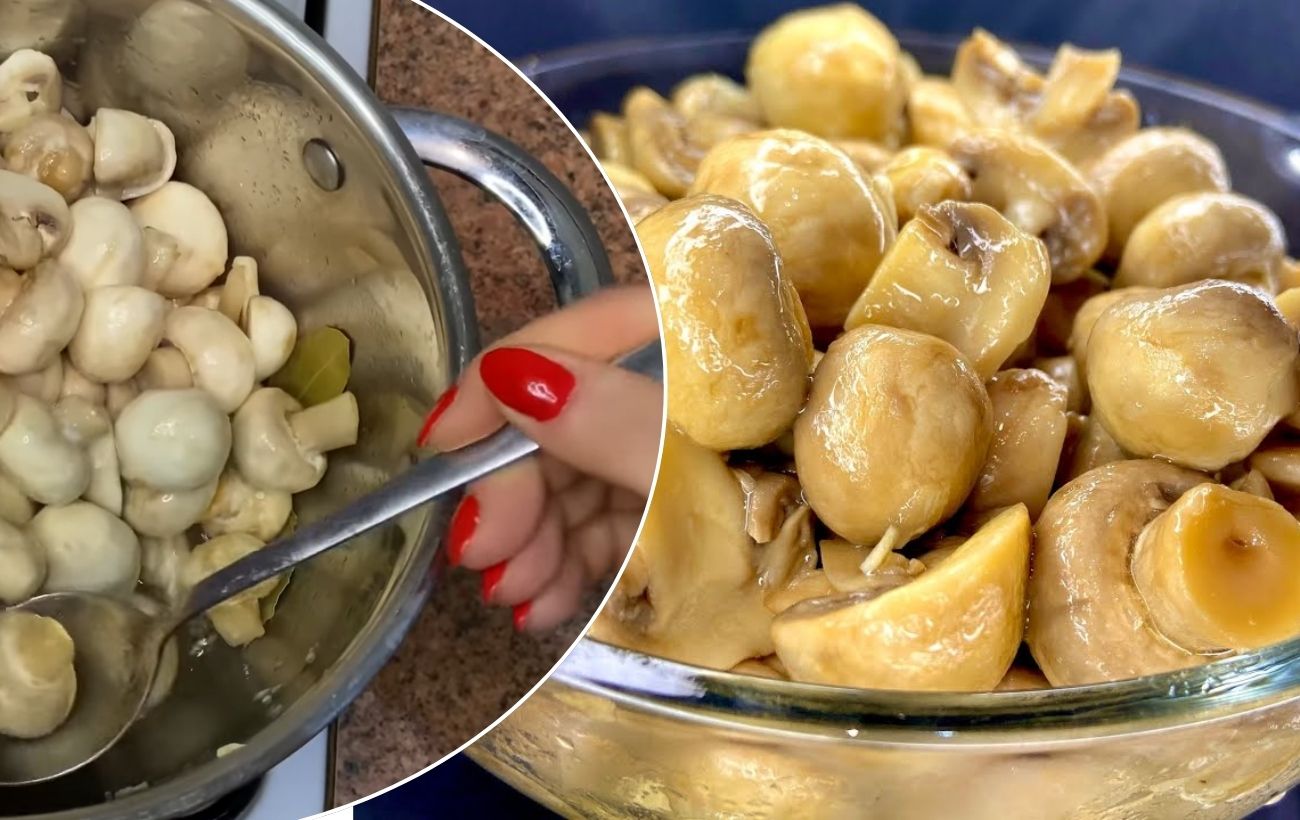 Як приготувати смачні мариновані гриби. Фото: YouTube DiaKulinaria