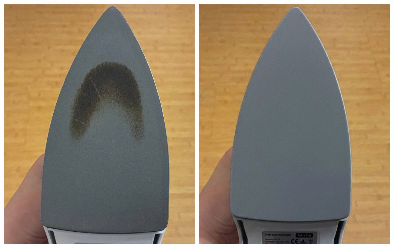 Як очистити підошву праски від нагару. Фото: Добрі Новини