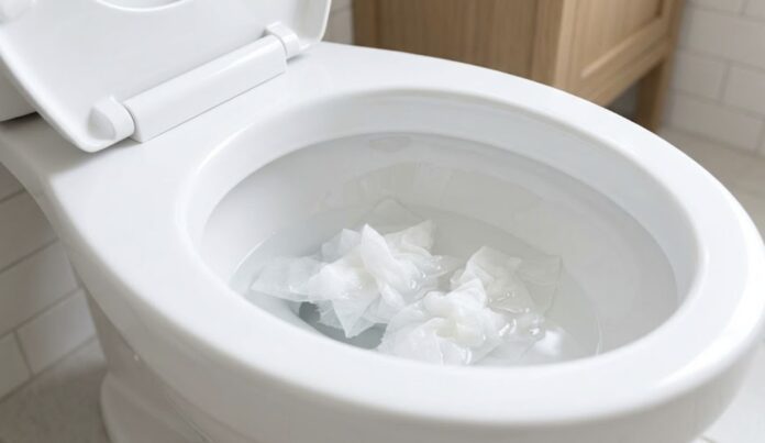 Експерти розповіли, який туалетний папір не можна змивати в унітаз. Фото: Добрі новини