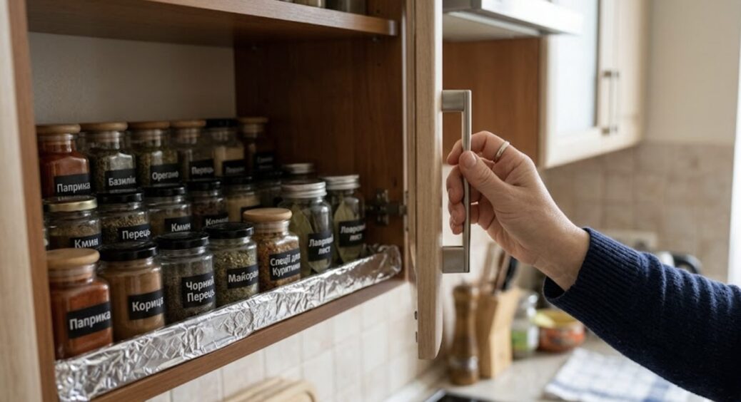 Набирає популярності новий тренд з фольгою: без зусиль підтримую чистоту в кухонних ящиках 
