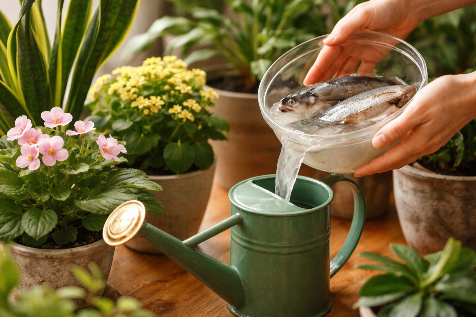 Агрономи розповіли, як застосовувати воду після миття риби для підгодівлі квітів. Фото: Добрі новини