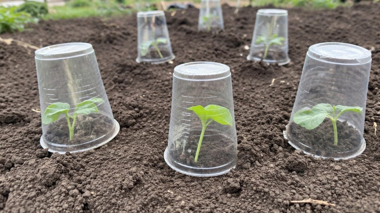 Садівники розповіли, як зробити міні-парник на городі із пластикового стаканчика. Фото: Добрі новини