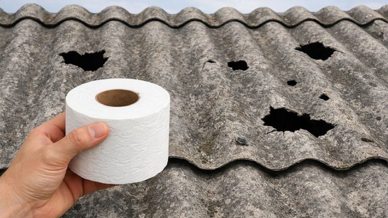 Господарі розповіли, як надійно і бюджетно залатати дірки та тріщини в покрівлі. Фото: YouTube Cantinho de casa