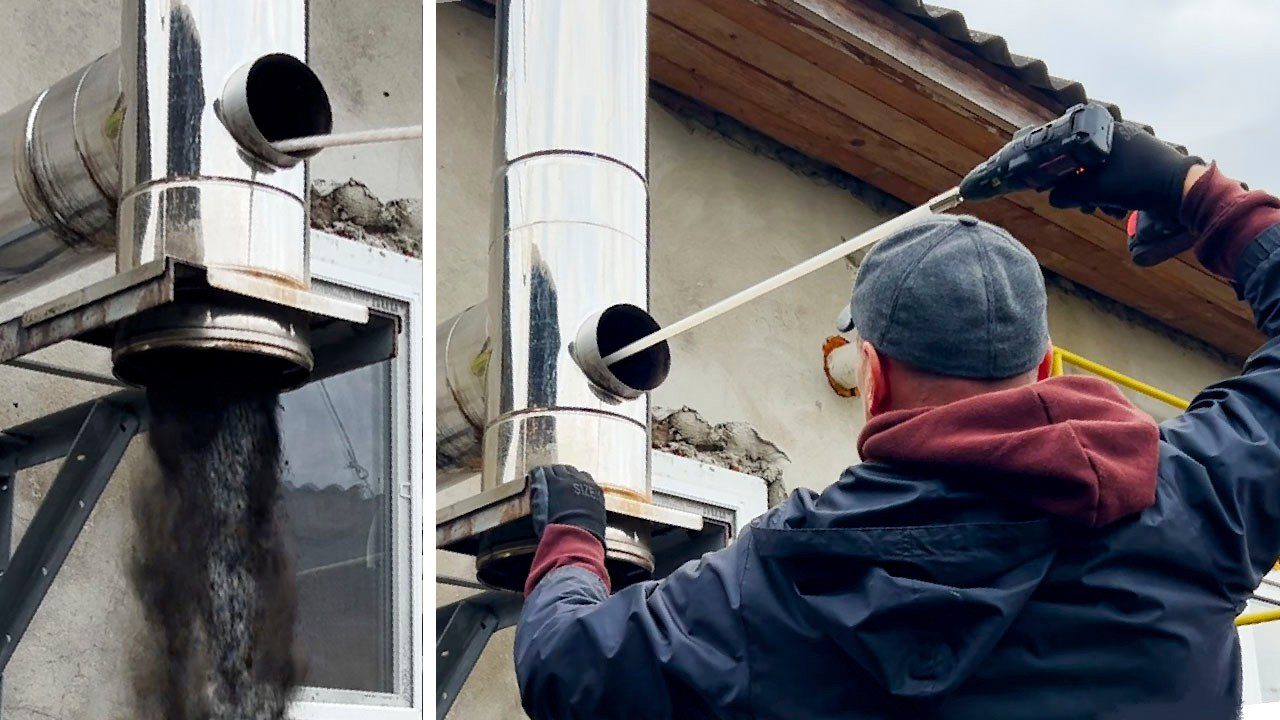 Господарі розповіли, як правильно почистити димар своїми руками. Фото: YouTube Chudo Obzor