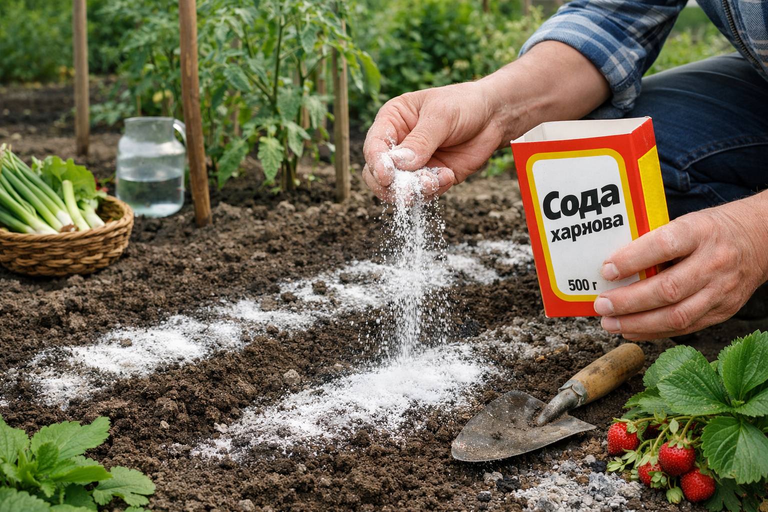 Городники розповіли, для чого потрібно посипати содою грядки. Фото: Добрі новини