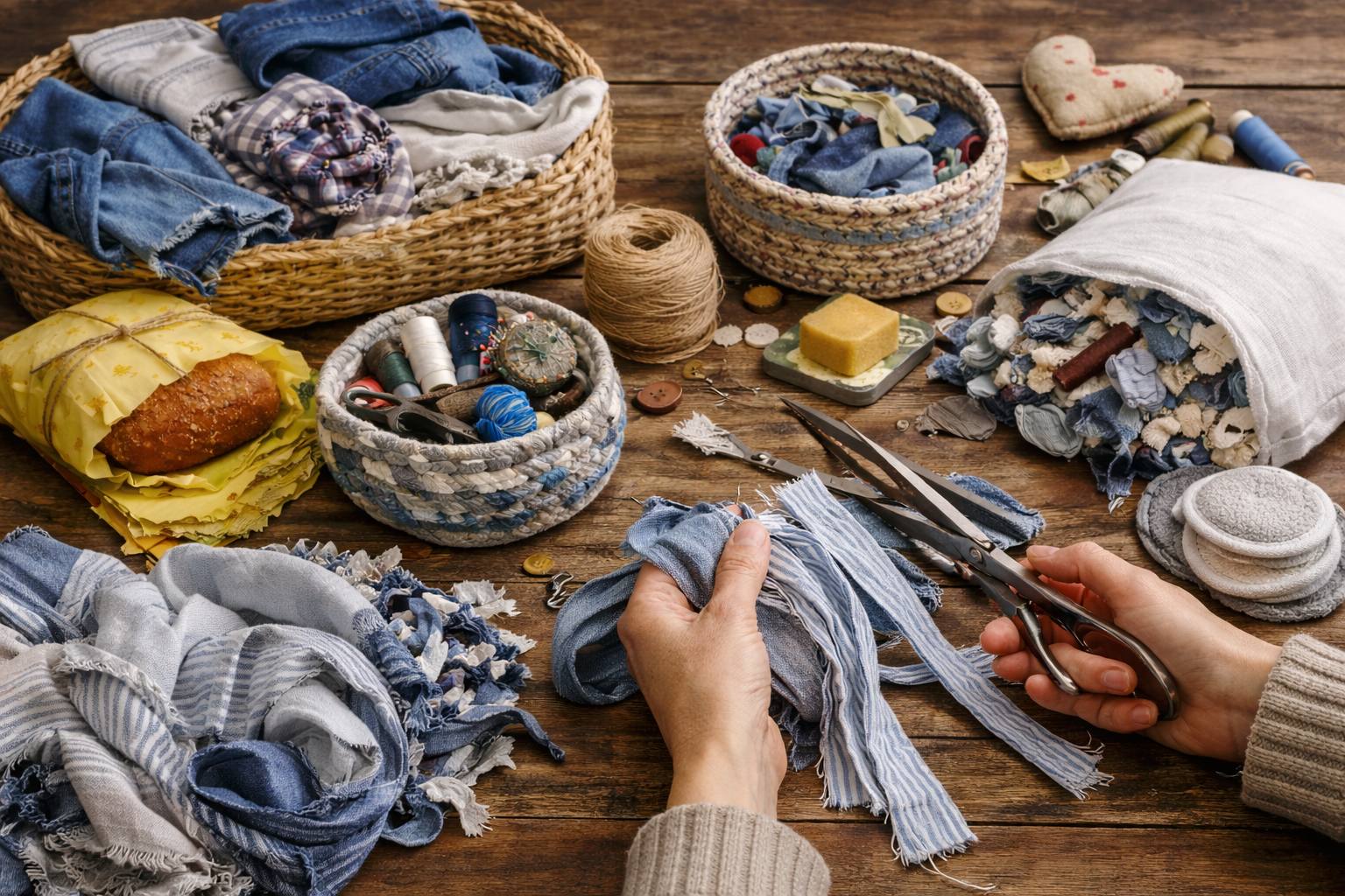 Господині розповіли, як зробити із старих ганчірок дизайнерські штучки. Фото: Добрі новини