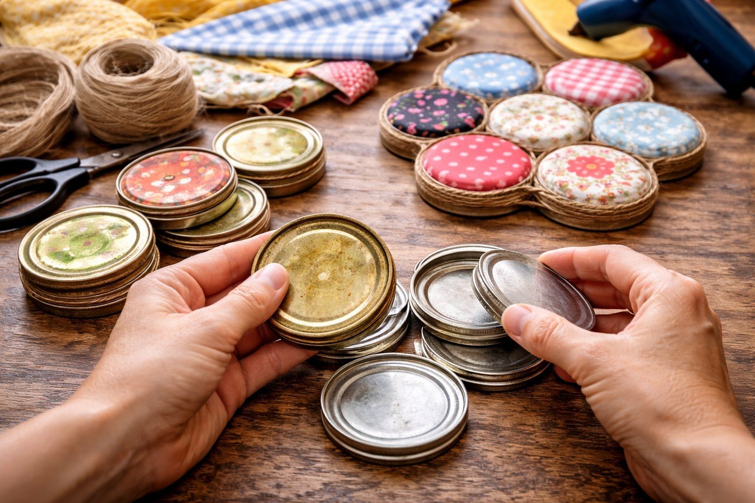 Господині розповіли, що можна зробити зі старих кришок від консервації. Фото: Добрі новини