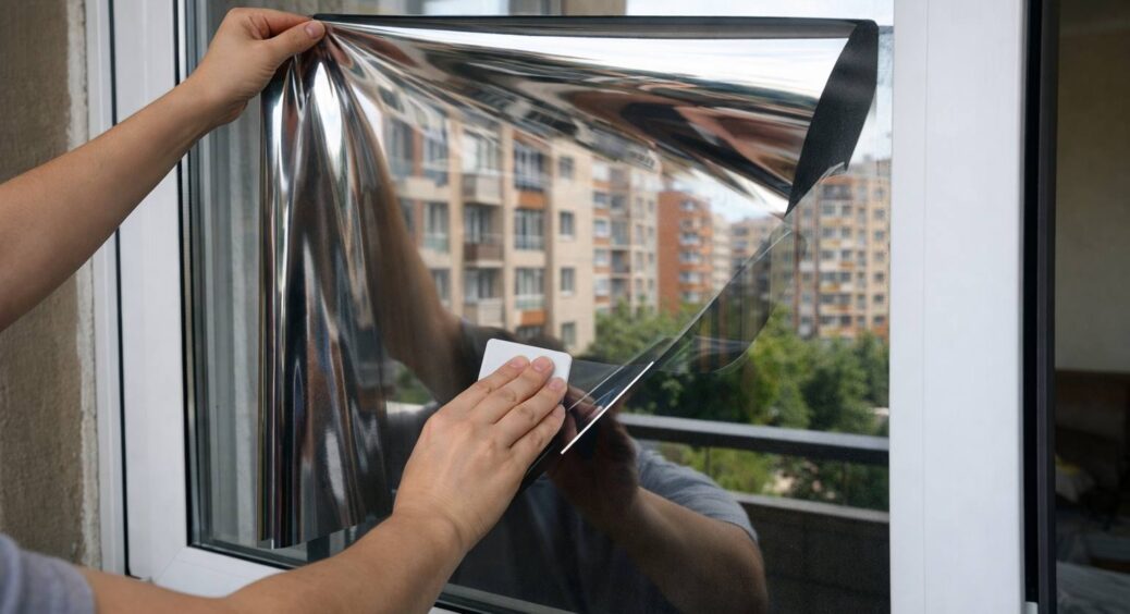 Кріплю світловідбивну плівку на балкон – і назавжди забуваю про літню спеку. Не лайфхак, а трюк на 10 з 10 