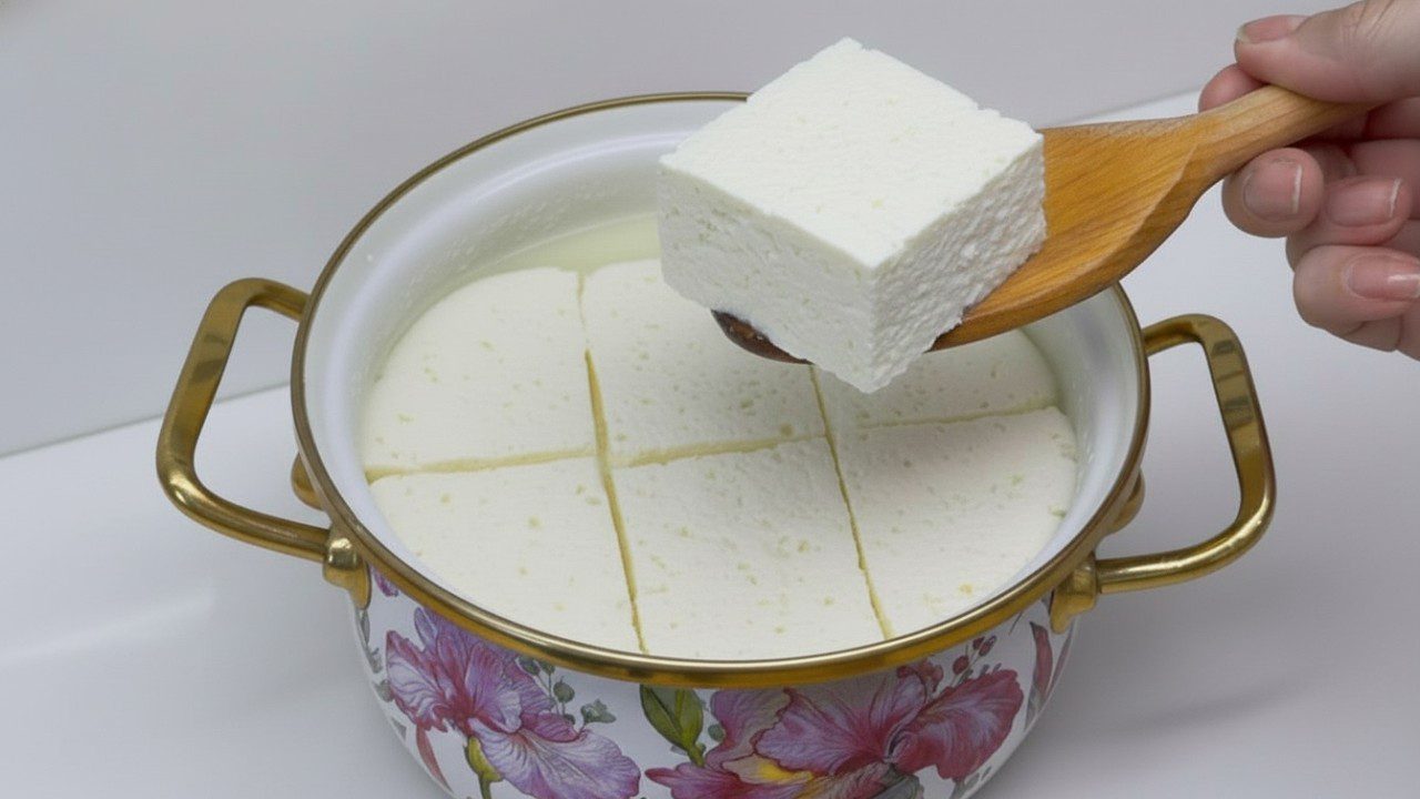 Кулінари поділилися простим рецептом смачного та ніжного домашнього сиру. Фото: YouTube Käse zu Hause