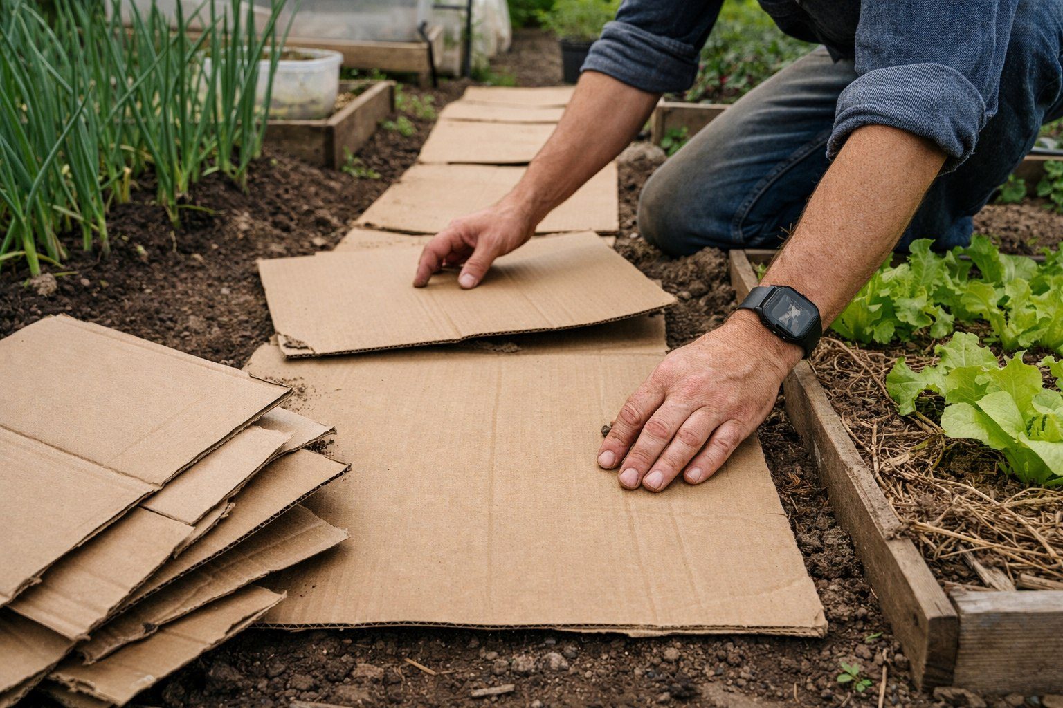 Садівники розповіли, як можна використовувати картон на дачі. Фото: Добрі новини
