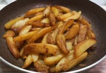 Кулінари розповіли, на чому краще смажити картоплю для яскравого смаку. Фото: YouTube Сільська господиня