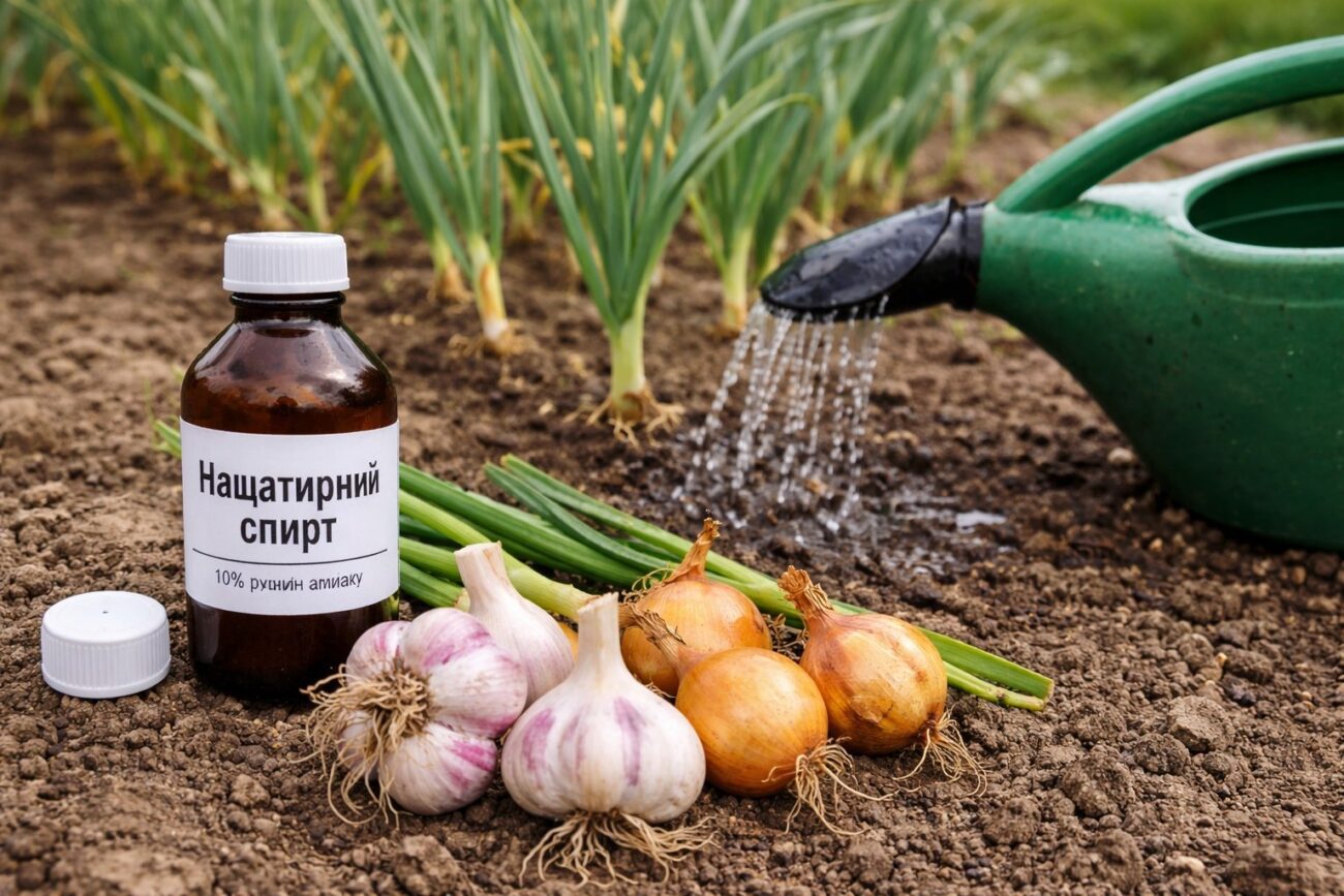 Садівники розповіли, як використовувати аміак для підживлення цибулі та часнику. Фото: Добрі новини