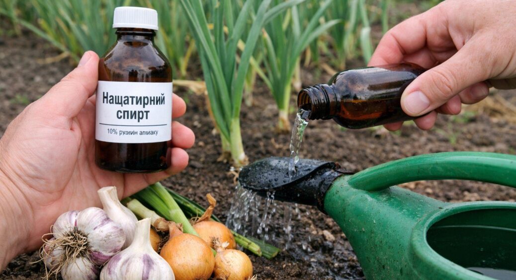 Аміак для часнику та цибулі їх захищає та збільшує врожайність: мрія кожного городника 