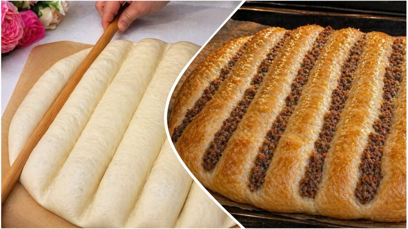 Кулінари поділилися рецептом дуже смачного пирога з м'ясом. Фото: Добрі новини