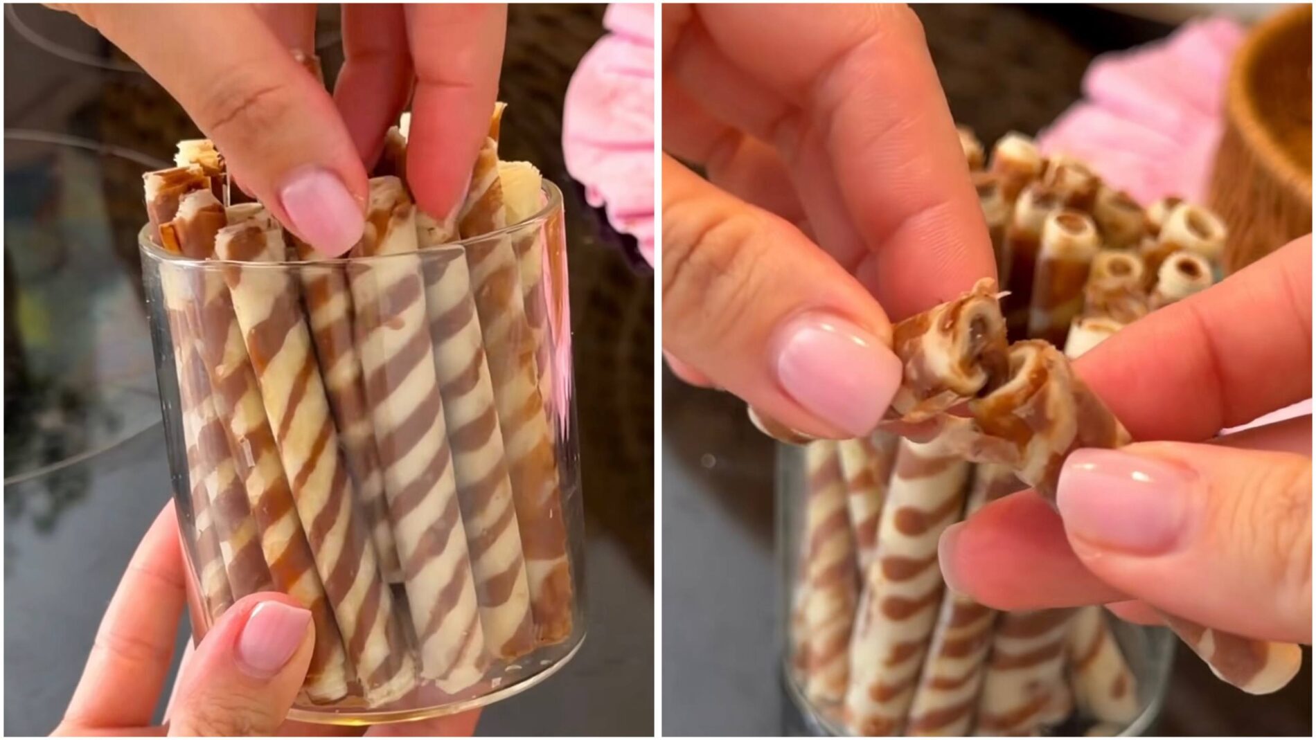 Кулінари розповіли, як приготувати хрусткі трубочки з тіста філо та Нутелли. Фото: Instagram monakhovan_