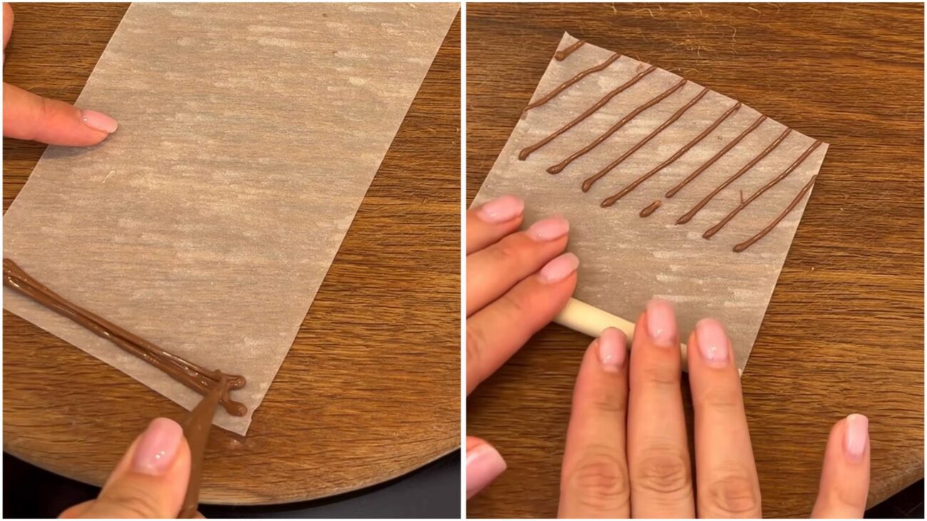 Хрусткі трубочки з тіста філо та Нутелли – як розподілити Нутеллу або шоколад. Фото: Instagram monakhovan_