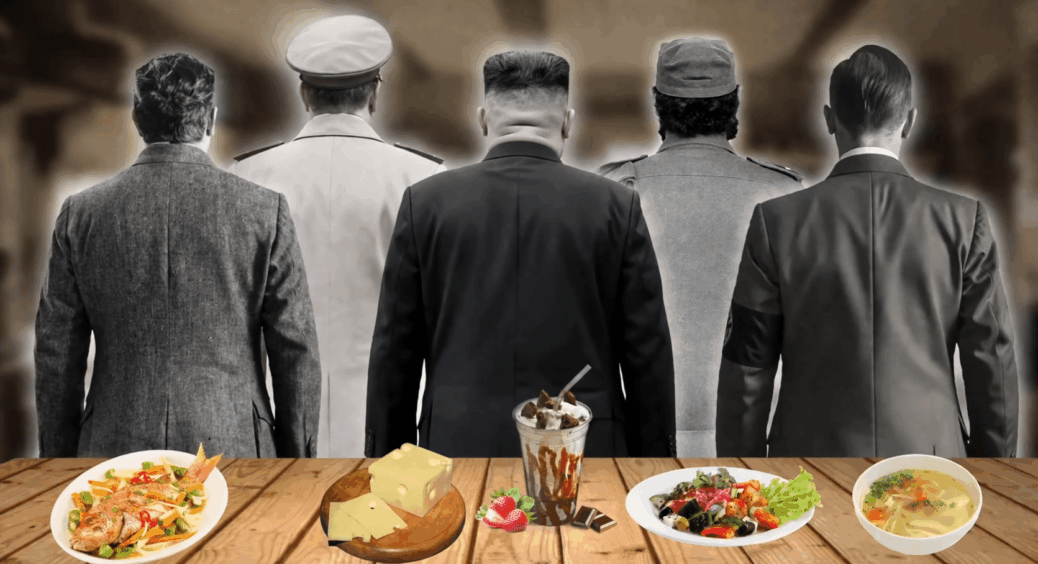 Гітлер не їв м’яса, Сталін пив до ранку, Кім Чен Ір мав штат кухарів: що їли диктатори та що це про них каже 