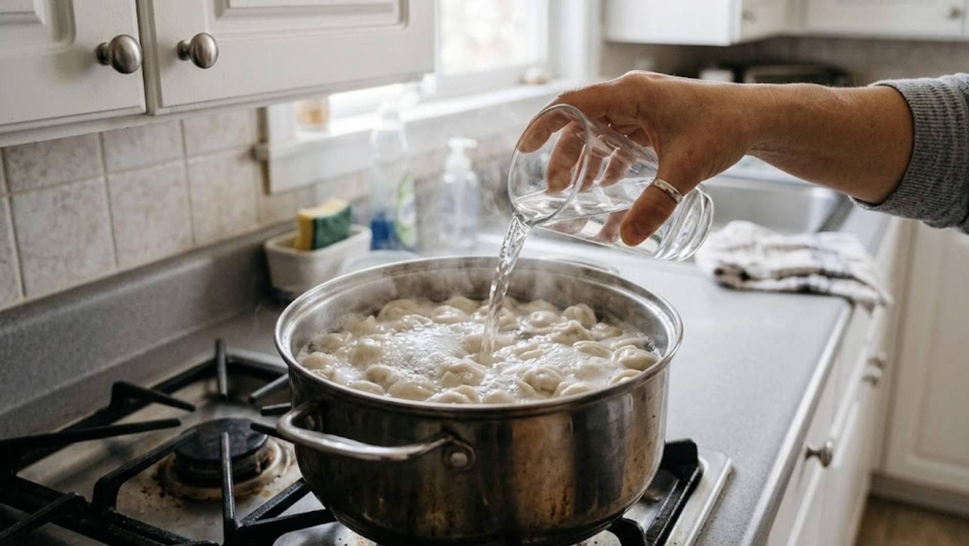 Господині розповіли, навіщо додавати холодну воду під час варіння пельменів. Фото: Добрі новини