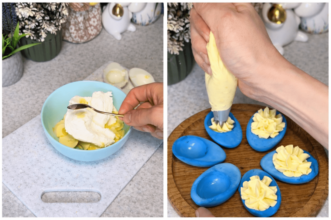 Господині показали, як креативно використати залишки фарби для яєць. Фото: TikTok annasholkova Господині показали, як креативно використати залишки фарби для яєць. Фото: TikTok annasholkova