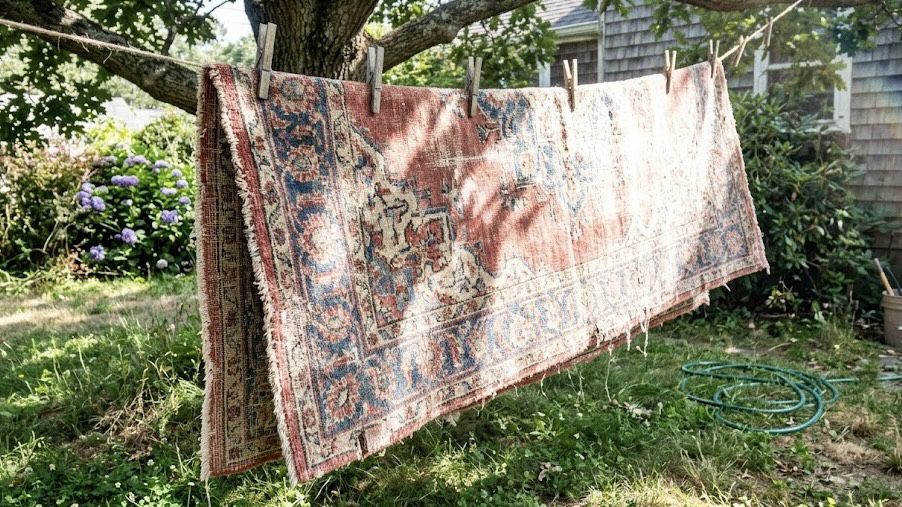 Господині розповіли, навіщо виносити килим із кімнати на сонце. Фото: Добрі новини 