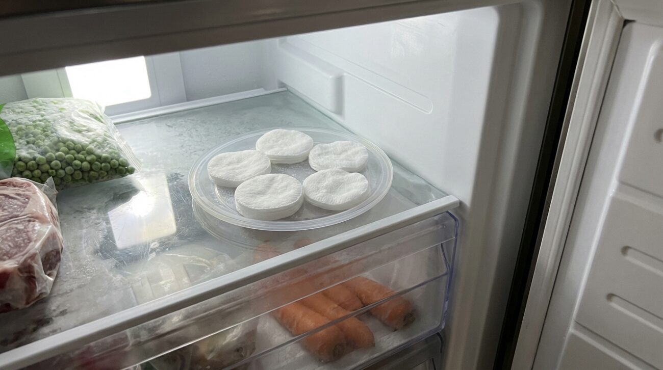 Господині розповіли, навіщо тримати ватні диски у морозильнику