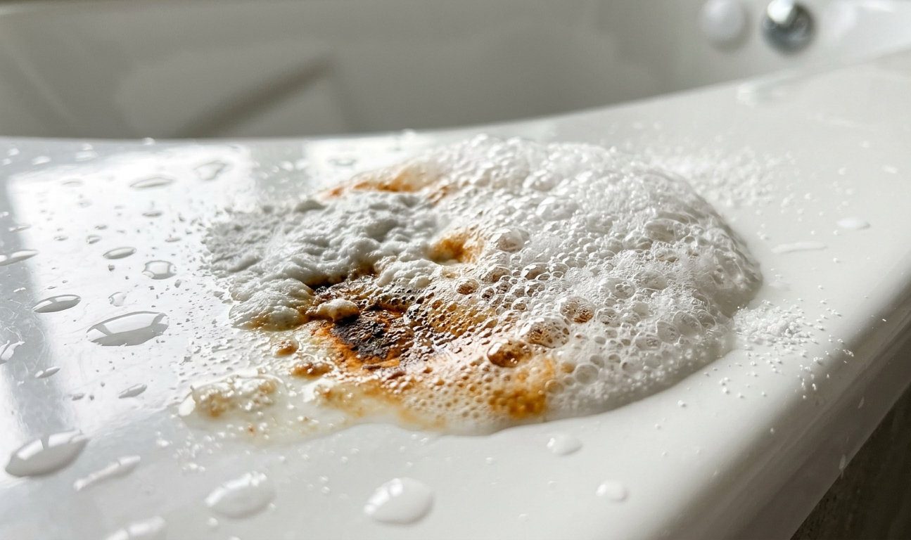 Важливо дати засобу працювати самому, не терти сильно, щоб не залишати подряпини