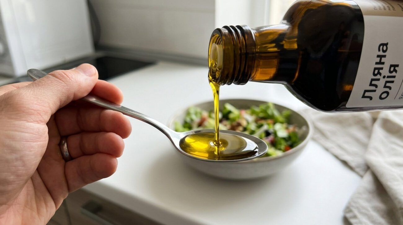 Лляна олія – більш доступна рослина альтернатива риб'ячому жиру