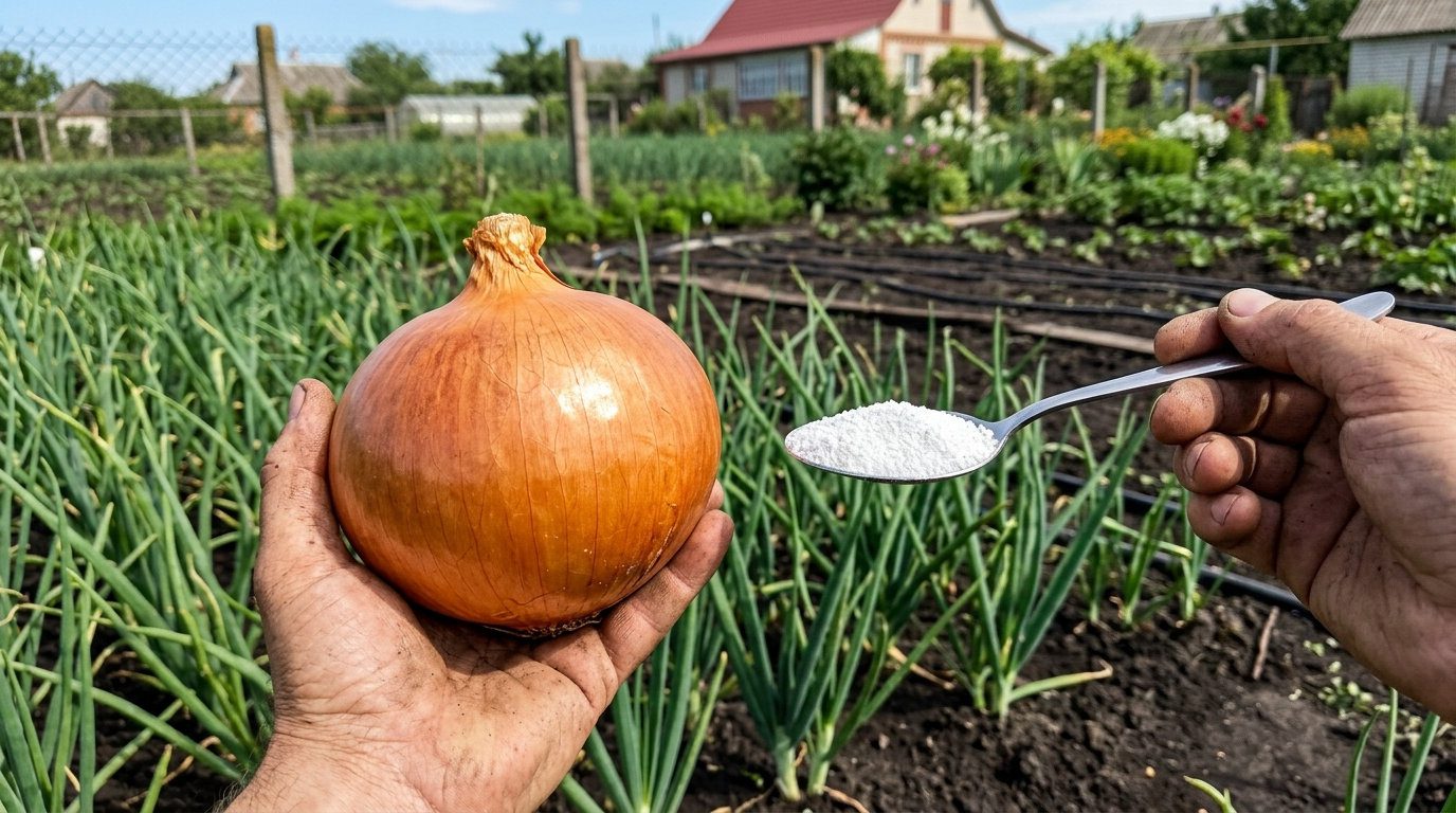 Найкраще підживлення цибулі для великих головок та гарного смаку