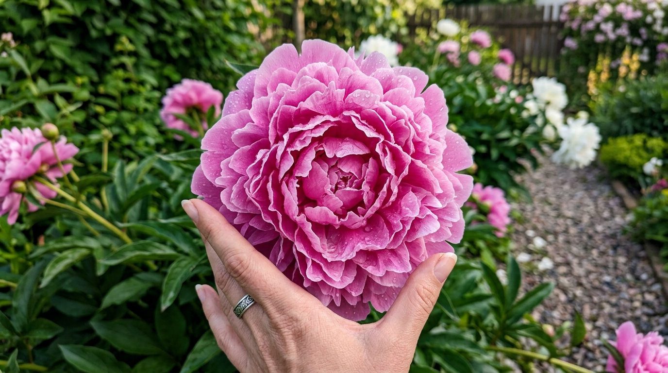 Для того, щоб півонії гарно квітнули, потрібно створити їм комфортні умови