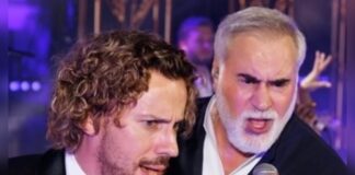 Максим Галкін забрав мікрофона у Валерія Меладзе і заспівав його пісню. Фото: Instagram trustevents.me 
