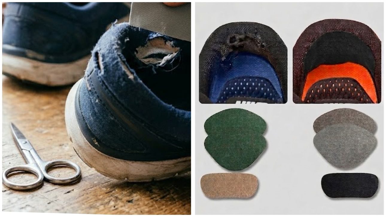 Шевці розповіли, як самостійно відремонтувати протертий задник у кросівках. Фото: Добрі новини 
