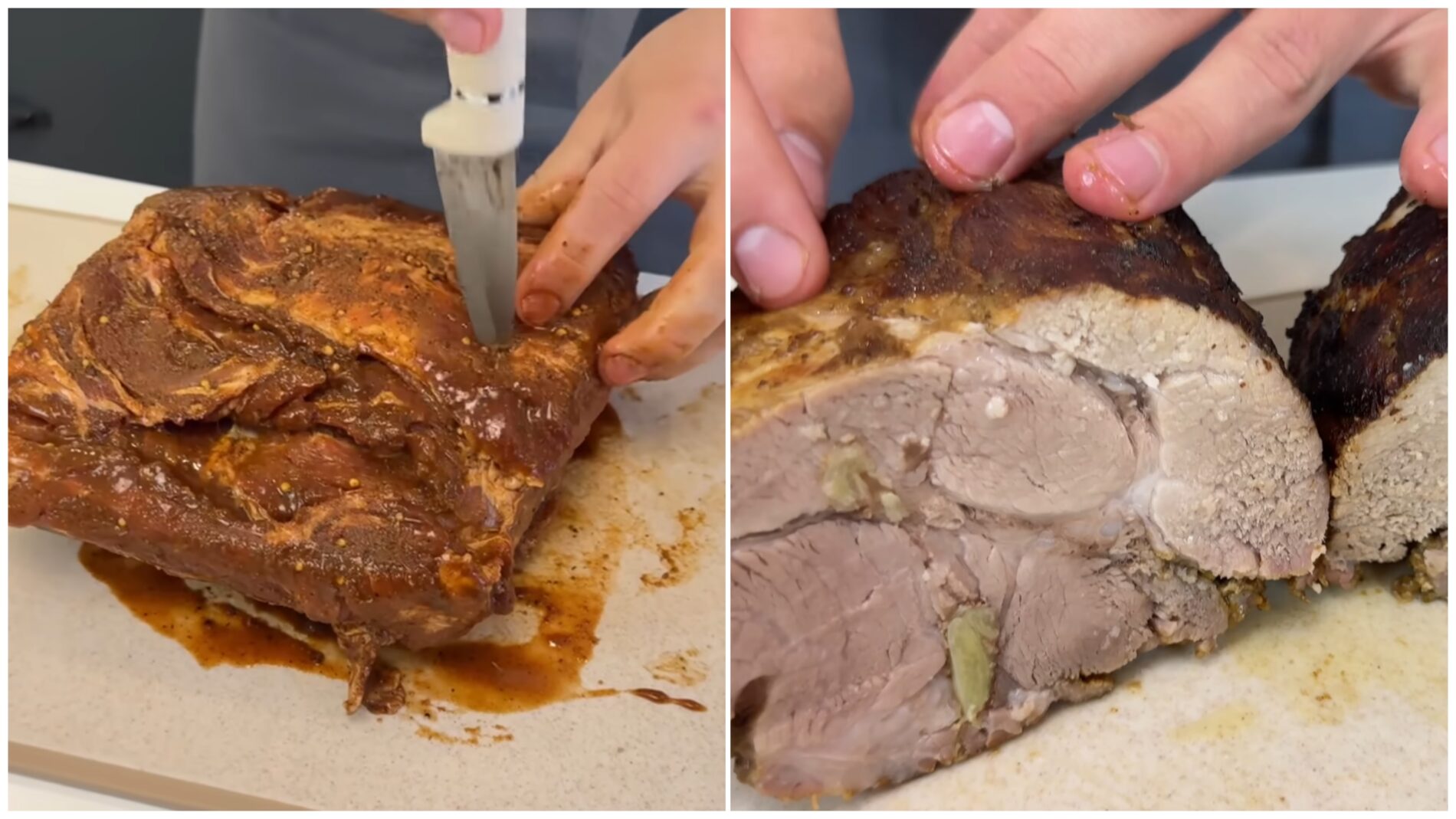 Кулінари розповіли, чому краще не обсмажувати мʼясо перед запіканням. Фото: YouTube Іван Янюк 