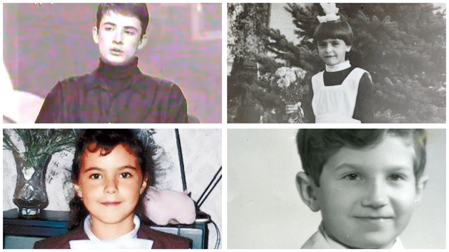 Українські знаменитості показали, як виглядали у шкільні роки. Фото: відкриті джерела 