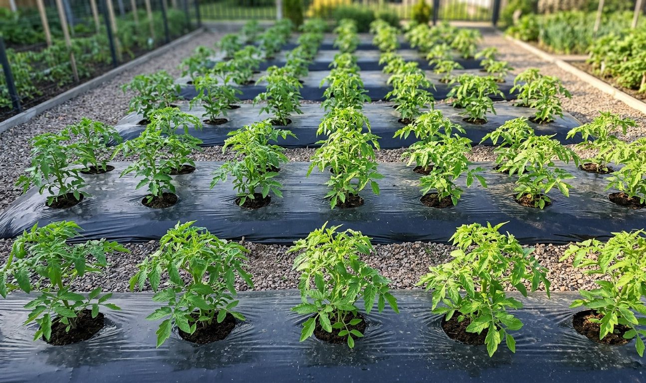 Між плівкою або мульчею та рослиною треба залишати хоча б невеликий проміжок, щоб не було запрівання