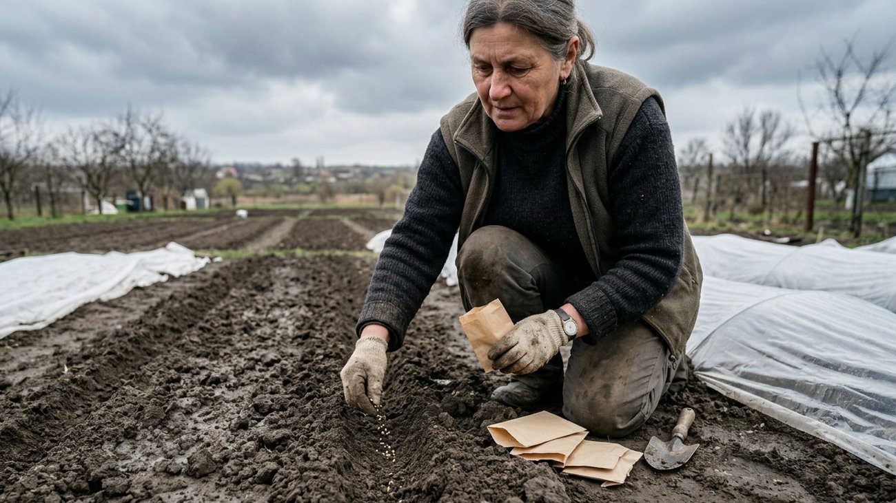 Ранні посіви на городі варто планувати з урахуванням погоди