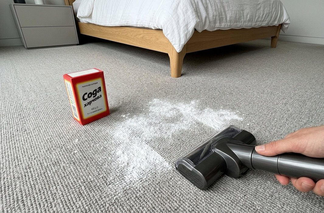 Содою можна чистити оббивку меблів, матраци та килими