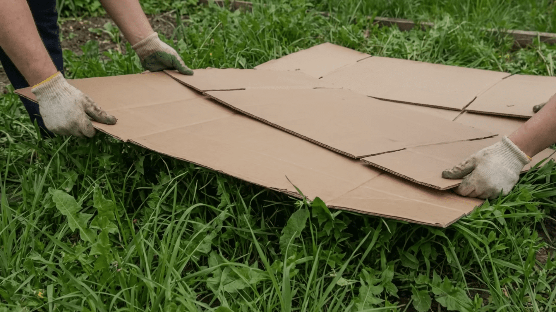 Городники розповіли, як використовувати картон на грядках. Фото: YouTube