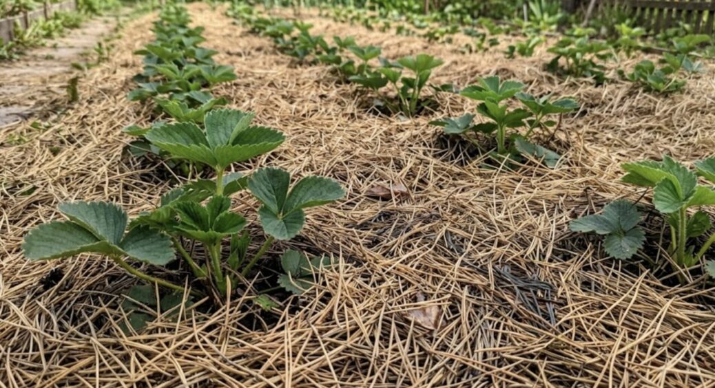 Кладу шар соснової хвої під полуницю зовсім не від бур’янів, а для 1 мети: і сусіди повторюють мій досвід 
