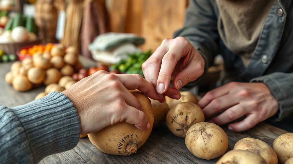 Народні способи перевірки картоплі на базарі