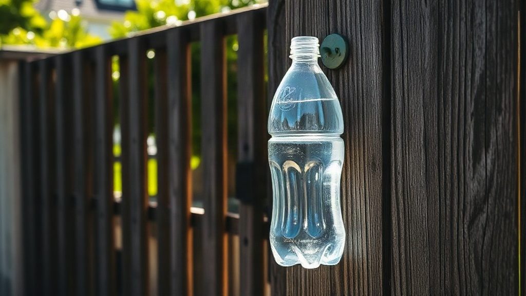 Навіщо люди вішають звичайну пляшку з водою біля двору для захисту огорожі
