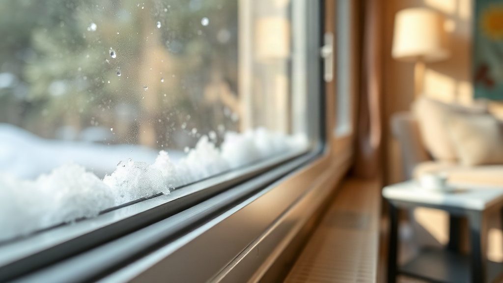 Холодне підвіконня як джерело втрати тепла взимку