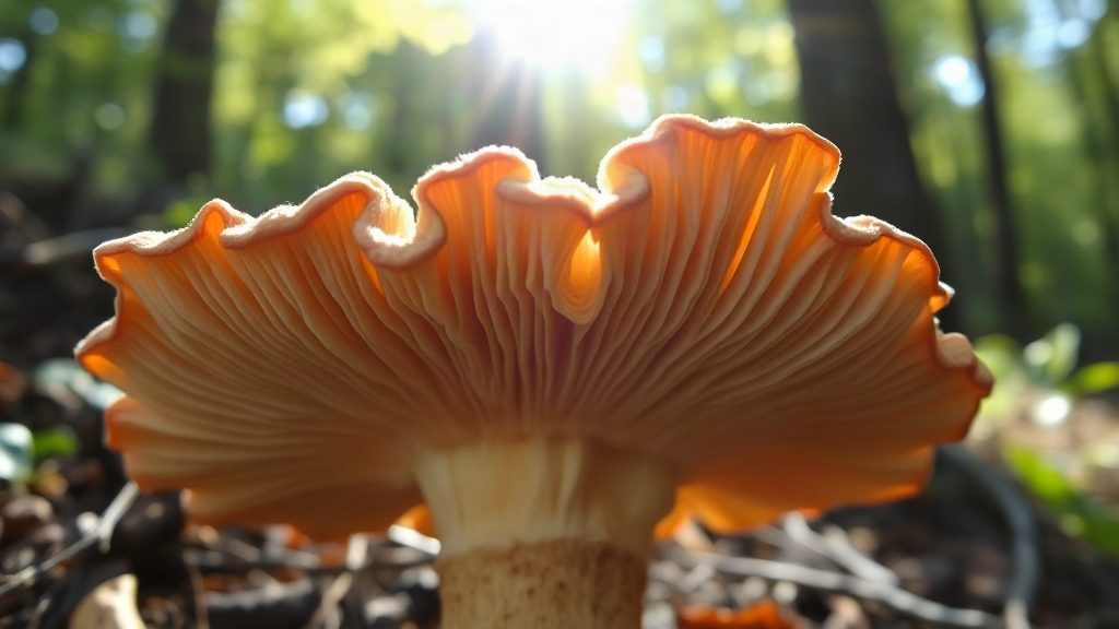 Шапочки грифоли листяної або гриба-барана крупним планом