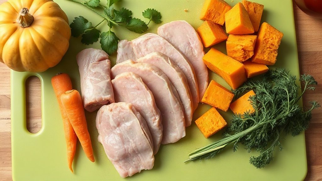 Натуральні корисні продукти для здорового раціону пуделя