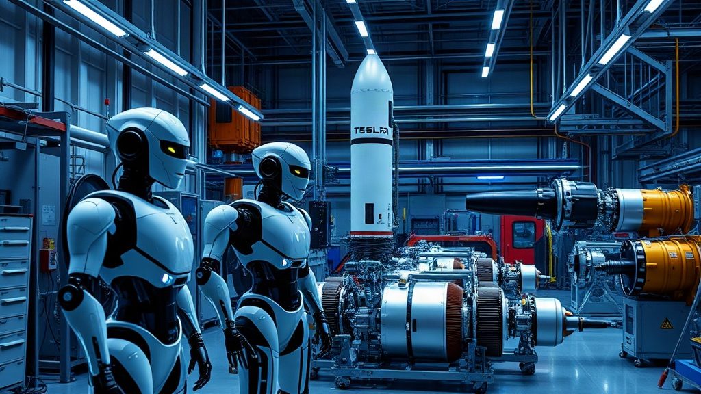 Технологічна синергія Tesla та SpaceX: людиноподібні роботи Optimus та супутники Starlink